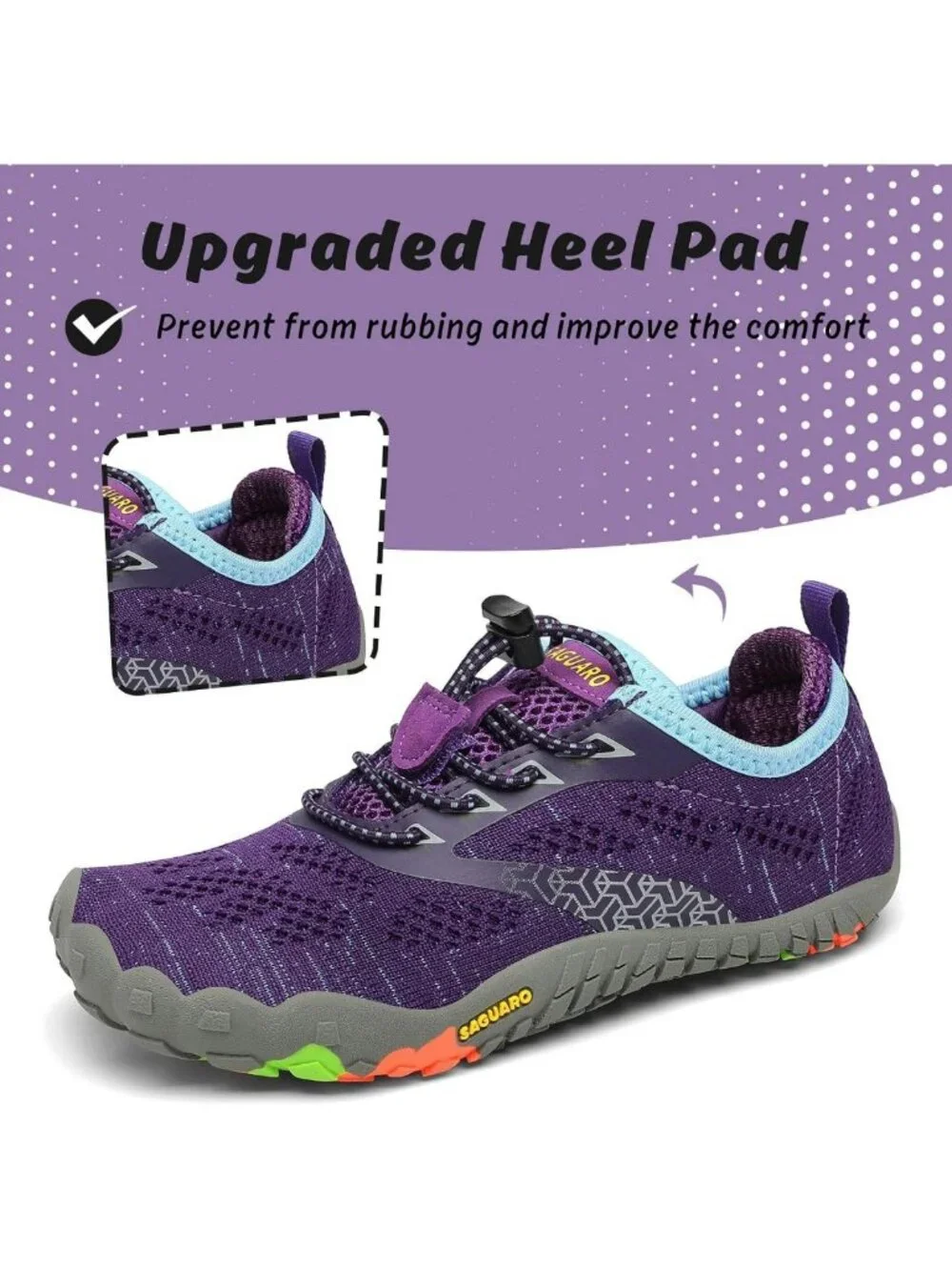 Lightweight Quick Dry Aqua Sneakers for Kids | Barefoot Athletic Water Shoes